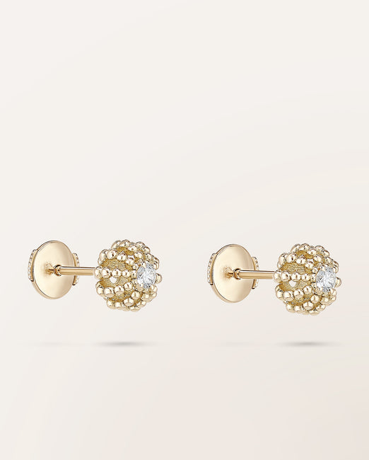 Boucles d'oreilles diamants Minis Oursins - Barth Monte-Carlo