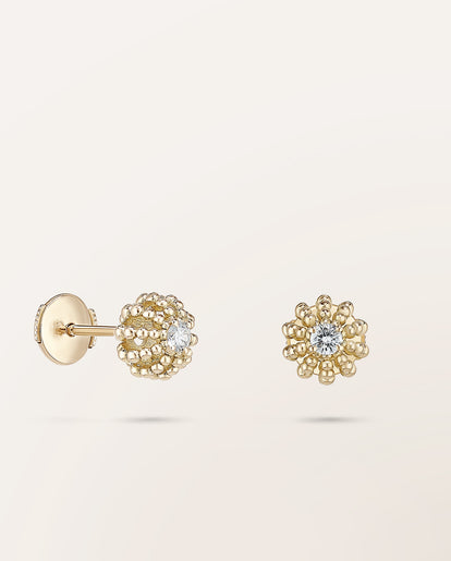 Boucles d'oreilles diamants Minis Oursins - Barth Monte-Carlo